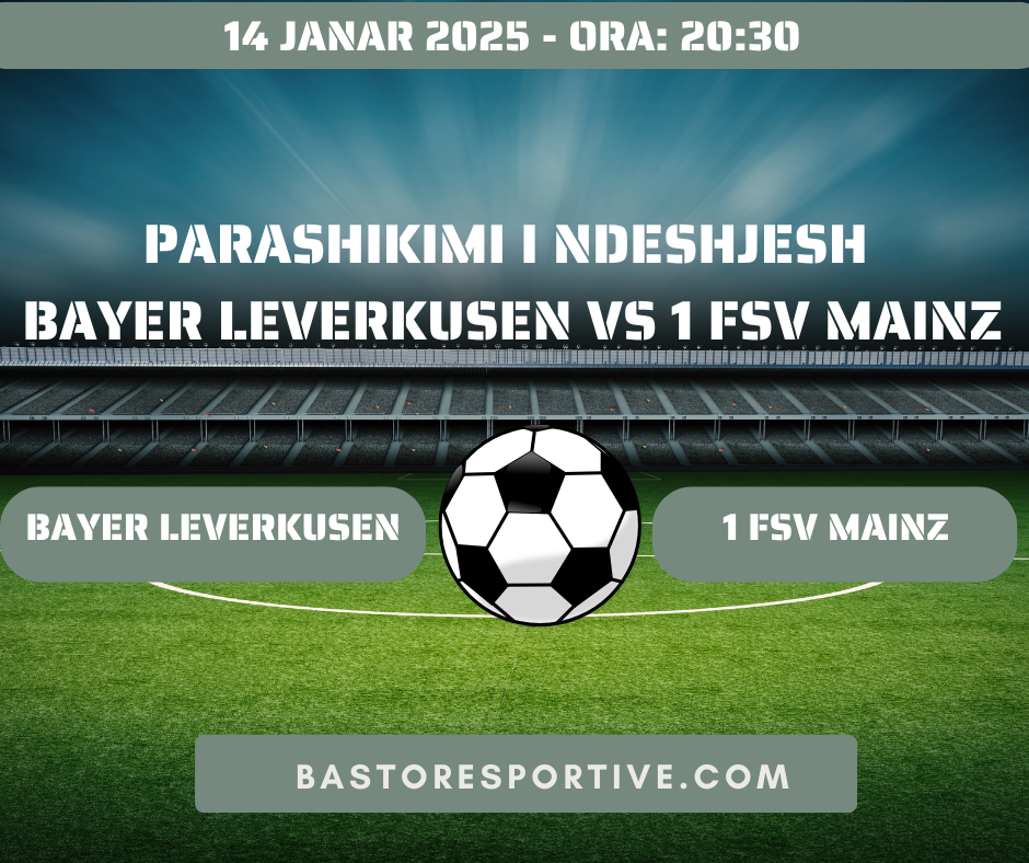 Parashikimi i Ndeshjesh Bayer Leverkusen vs 1 Fsv Mainz