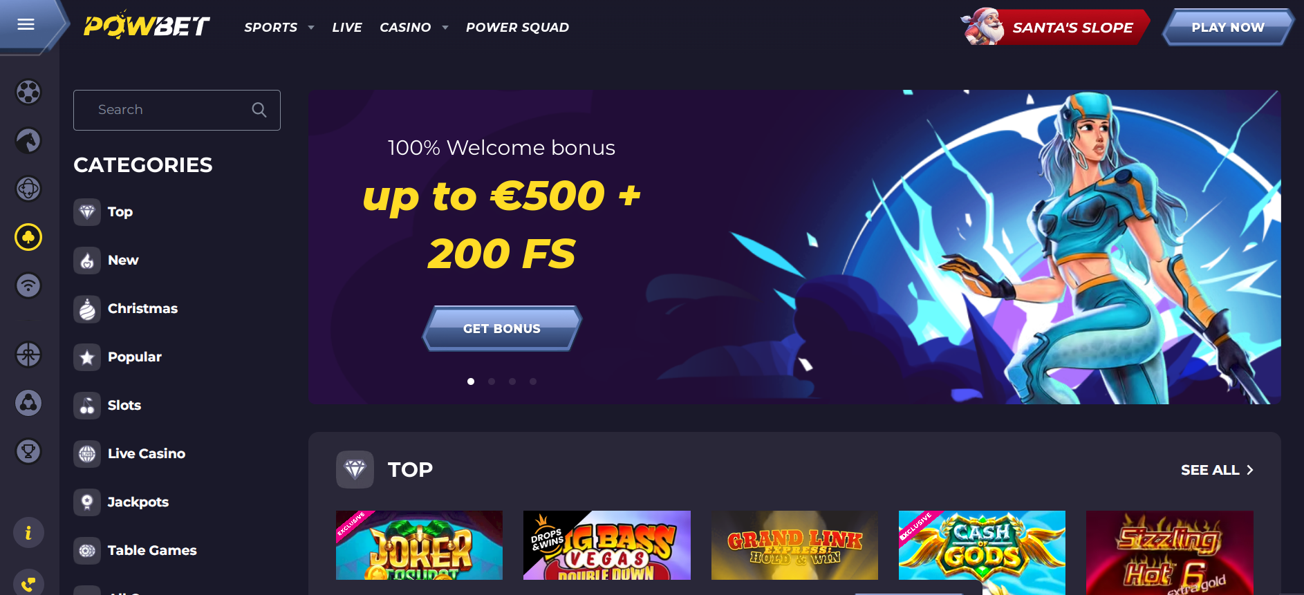 Powbet casino